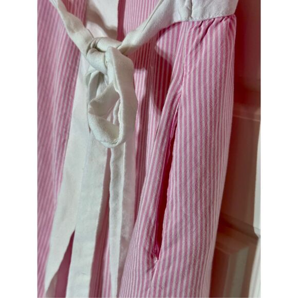 The Royal Standard size S/M pink and white striped robe - Picture 4 of 9
